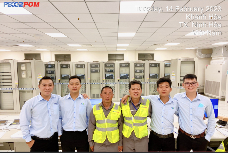 Dấu ấn của PECC2POM tại dự án Nhà máy Nhiệt điện BOT Vân Phong 1 trong những ngày đầu năm 2023