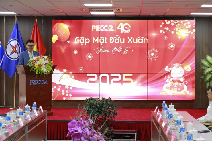 PECC2 TỔ CHỨC GẶP MẶT ĐẦU XUÂN ẤT TỴ 2025: CHÀO NĂM MỚI VỚI KHÍ THẾ MỚI