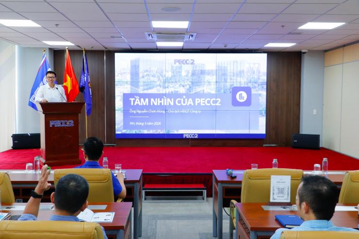 ĐÀO TẠO HỘI NHẬP NHÂN VIÊN MỚI: KHỞI ĐẦU HÀNH TRÌNH TẠI “NGÔI NHÀ CHUNG” PECC2