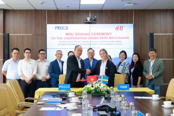 PECC2 and H&M sign a Memorandum of understanding on the cooperation under the DPPA Mechanism