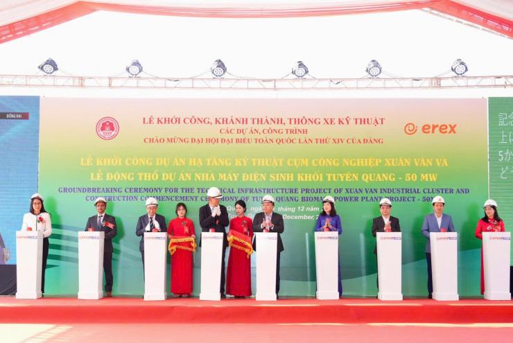 ĐỘNG THỔ DỰ ÁN NHÀ MÁY ĐIỆN SINH KHỐI TUYÊN QUANG