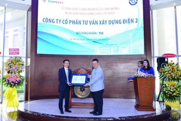 PECC2 niêm yết cổ phiếu trên sàn chứng khoán thành phố Hồ Chí Minh